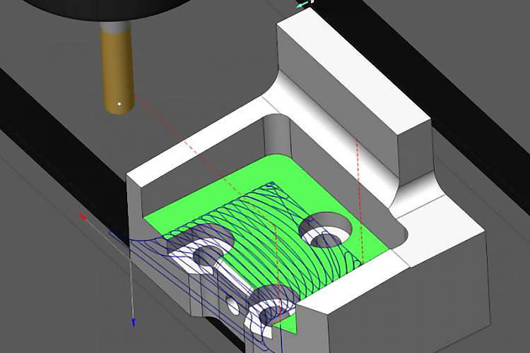 Sprutcam 3 axis machining 01